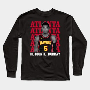 Atlanta Hawks Dejounte Murray 5 Long Sleeve T-Shirt